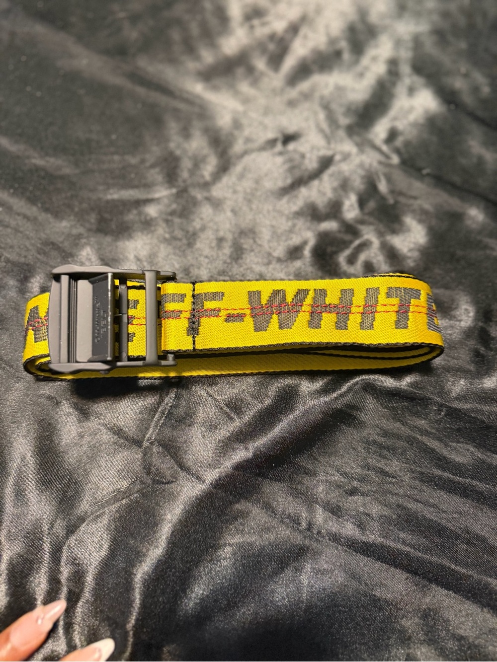 Off-White Yellow Industrial Belt - unisex Accessory